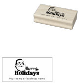 Retro Sinterklaas Vrolijke Kerst feestdagen Rubberstempel (Gestempeld)