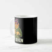 Retro Six Seven Golden Retriever Graphic Gift Men Koffiemok (Voorkant links)