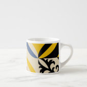 Retro Sixties Azulejos geometrisch patroon Espresso Kop (Rechts)