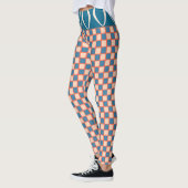 Retro Sixties California dambordgolf Leggings (Links)