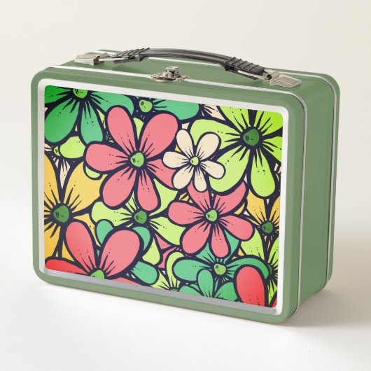 Retro Sixties Floral (Voorkant)