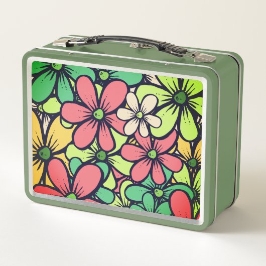 Retro Sixties Floral (Achterkant)