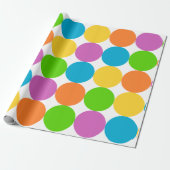 Retro sixties inpakpapier (Uitgerold)