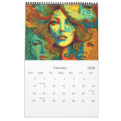 Retro Sixties Psychedelic Art 2026 Kalender (Feb 2026)