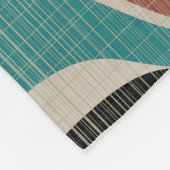 Retro Sixties stijl naadloos patroon Fleece Deken (Hoek)