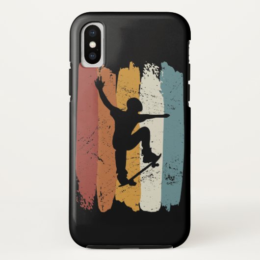 Retro skateboard Case-Mate iPhone case (Achterkant)
