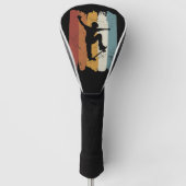 Retro  skateboard golfheadcover (Voorkant)