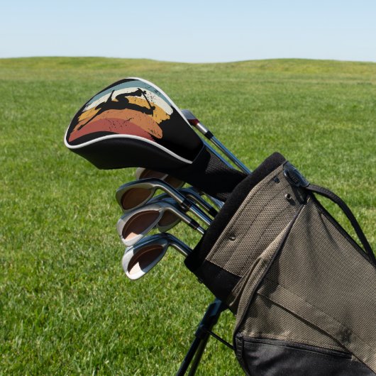 Retro  skateboard golfheadcover (Insitu)