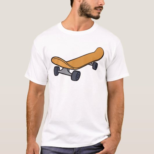 Retro Skateboard Klassieker T-shirt (Voorkant)