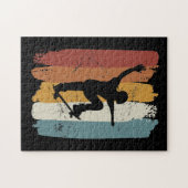 Retro skateboard legpuzzel (Horizontaal)