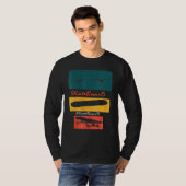 Retro Skateboard Men For Skateboarding Skateboard T-shirt (Voorkant volledig)