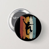 Retro skateboard ronde button 5,7 cm (Voorkant /achterkant)
