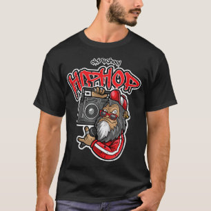 Retro Skateboard Street Draag Santa Cruz Hi T-shirt