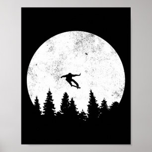 Retro Skateboarden 80s Vintage Skate T-shirt Poster