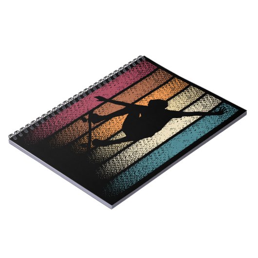 retro skateboarden notitieboek (Linkerzijde)