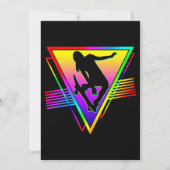 Retro Skateboarden Skater Kaart (Voorkant)