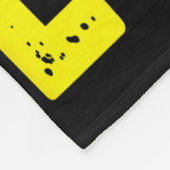 Retro Skateboarding Silhouette Skateboarder Skate Fleece Deken (Hoek)