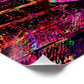 Retro Skater - Skateboarder -  skateboard Perfect Poster (Hoek)