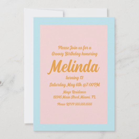 Retro Skeleton Botanische Florals Kaart (Achterkant)