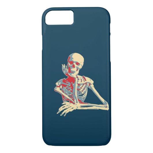 Retro Skeleton Case-Mate iPhone Case (Achterkant)