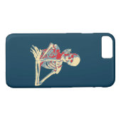 Retro Skeleton Case-Mate iPhone Case (Achterkant (Horizontaal))
