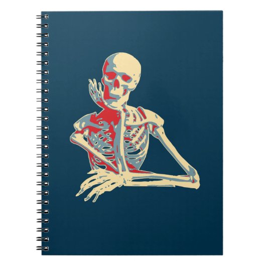 Retro Skeleton Notitieboek (Voorkant)