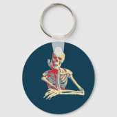 Retro Skeleton Sleutelhanger (Voorkant)