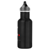 Retro Sketch Monogram Letter I, Waterfles (Rechts)