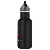 Retro Sketch Monogram Letter J, Waterfles Waterfles (Rechts)