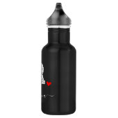 Retro Sketch Monogram Letter R, Waterfles Waterfles (Rechts)