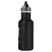 Retro Sketch Monogram Letter U, Waterfles Waterfles (Rechts)