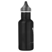 Retro Sketch Monogram Letter V, Waterflesje Waterfles (Links)