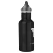 Retro Sketch Monogram Letter W, Waterfles (Links)