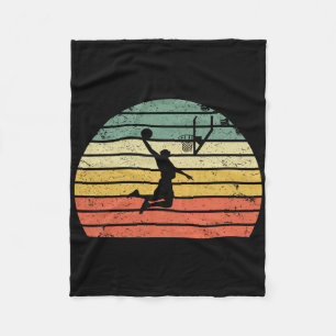 Retro Sketll Dunk Sunset Kleurrijk Fleece Deken