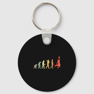 Retro Sketll Evolution Cadeau voor Sketll Spelers Sleutelhanger