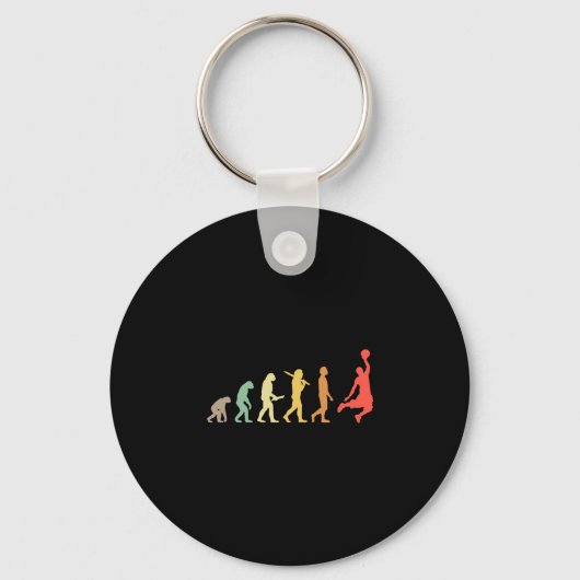 Retro Sketll Evolution Cadeau voor Sketll Spelers Sleutelhanger (Voorkant)