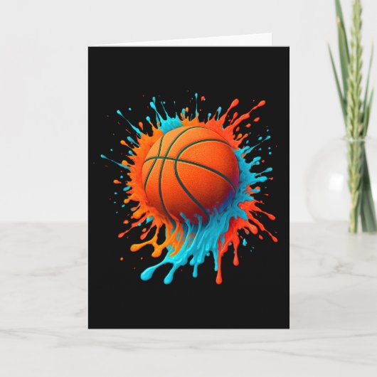 Retro Sketll Players Lovers Sports Team Boys Kids  Kaart (Voorkant)