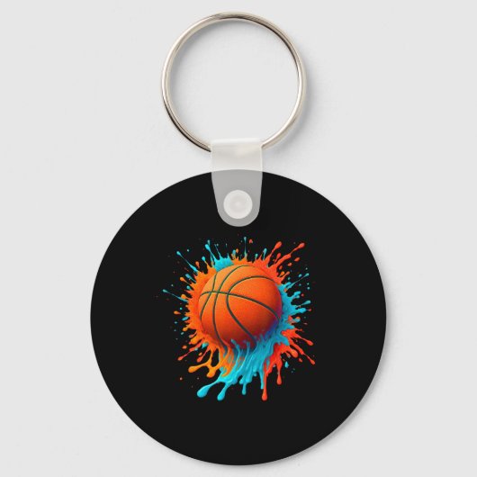 Retro Sketll Players Lovers Sports Team Boys Kids  Sleutelhanger (Voorkant)