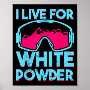 Retro ski-bril Sneeuwboardbril Vintage 80s 90s Ski Poster