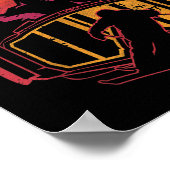 Retro Ski Driver Funny Ski Skiing Poster (Hoek)