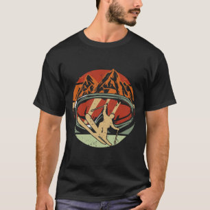 Retro Ski Driver Grappig Skiën T-shirt