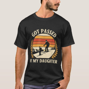 Retro Ski Familie Gebeten Door Mijn Dochter Vintag T-shirt