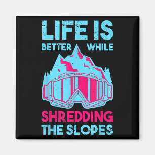 Retro Ski Goggles  jaren '80 jaren '90 Skiën Outfi Magneet