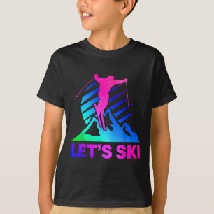 Retro Ski jaren 80 jaren 90 Skiën Outfit _4 T-shirt