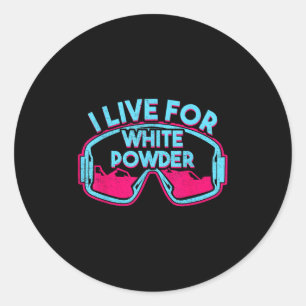 Retro Ski Snowboard Goggles Vintage 80-90-s Skiing Ronde Sticker