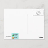 Retro Ski Vacation Briefkaart (Achterkant)