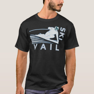 Retro Ski Vail ColoradoVintage Snow Ski T-shirt