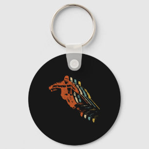 Retro Ski Vintage 80s 90s Skikleding  Sleutelhanger