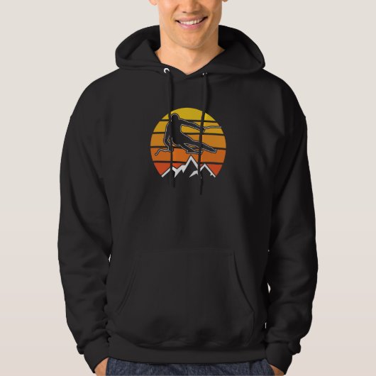 Retro Skien Hoodie (Voorkant)