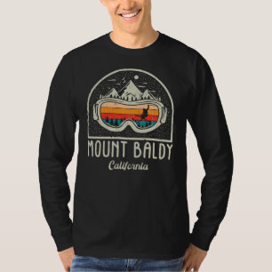 Retro skiën op Mount Baldy California, T-shirt